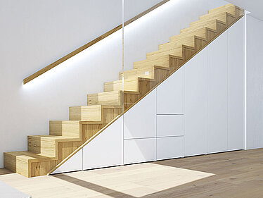  Stauraumwunder Treppe