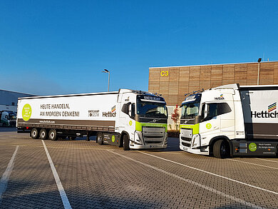 Leise und emissionsfrei: Hettich setzt auf E-Trucks. Foto: Hettich