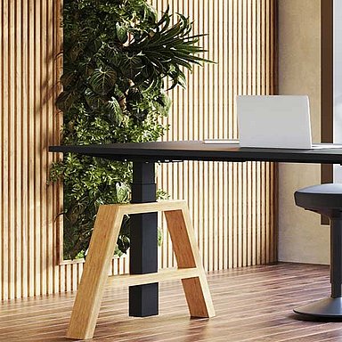 [Translate to en-xx:] Bamboo table legs