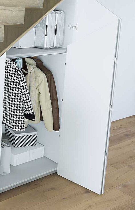 Falttürsystem WingLine L: Komplette Öffnung des Türpakets mit nur einem Push.