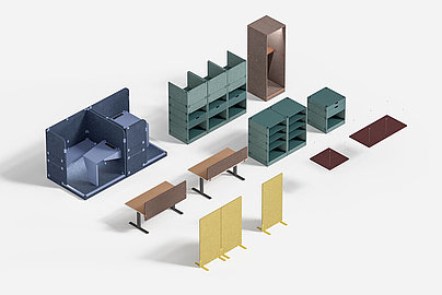Hettich RoomSpin, Layers by Kuhn