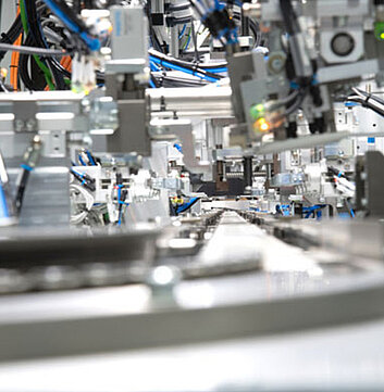 Ausschnitt aus einer Produktionsanlage